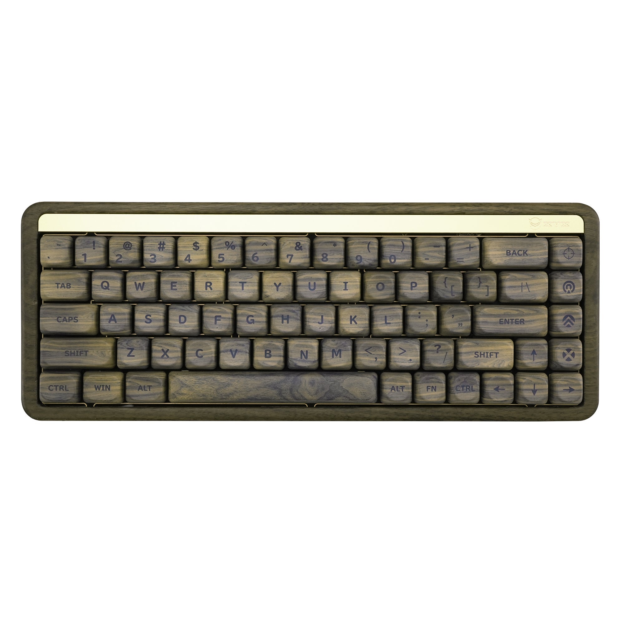 XVX Walnut Texture MOA  Profile Dye-Sublimation PBT 130-Key Keycap Set